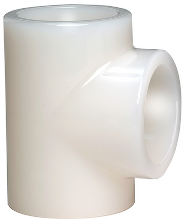 PVDF Standard T 90° rovnoramenný