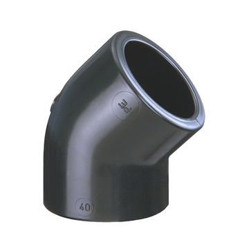 Koleno 45° PE