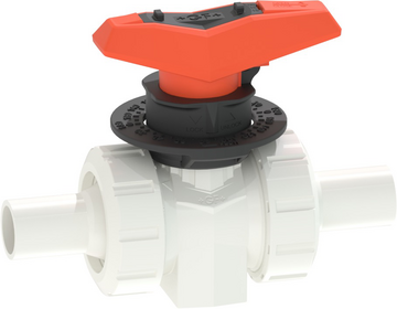 PVDF Standard Měřící kulový ventil typ 523 Pro