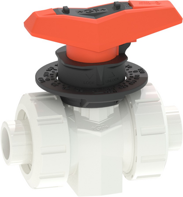 PVDF Standard Měřící kulový ventil typ 523 Pro