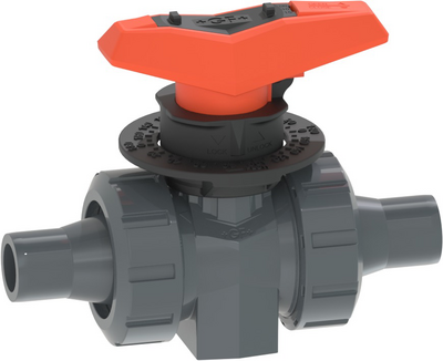 Měřící kulový ventil typ 523 Pro PVC-U