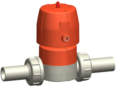 PP-H Standard membránový ventil DIASTAR Six
