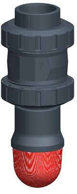 Patní ventil typ 561 PVC-U