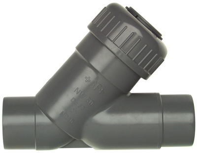 Šikmý zpětný ventil typ 303 PVC-U