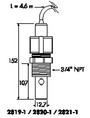 Typ 2820 Vodivost/odpor elektrody