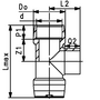 ELGEF Plus T-kus 90° PE100