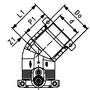 ELGEF Plus Koleno 45° PE100