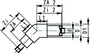 CONTAIN-IT Plus Koleno 45° PP-H/PE100