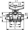 Kulový ventil typ 546 Pro PVC-U