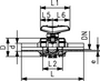 Kulový ventil typ 546 Pro PVC-U