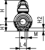 PP-H Standard kulový ventil typ 546 Pro