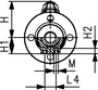 PVDF Standard kulový ventil typ 546 Pro