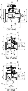 PP-H Standard membránový ventil typ 317